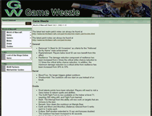 Tablet Screenshot of gameweezle.com